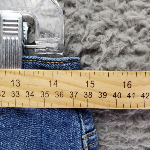 Universal Thread Jeans Womens 8/29 Short Blue High Rise Skinny Stretch - Picture 5 of 10
